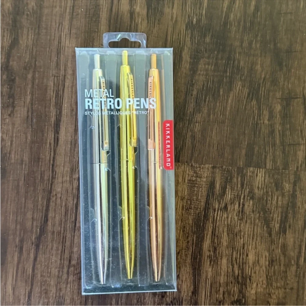 West elm metal retro pallpoint pens